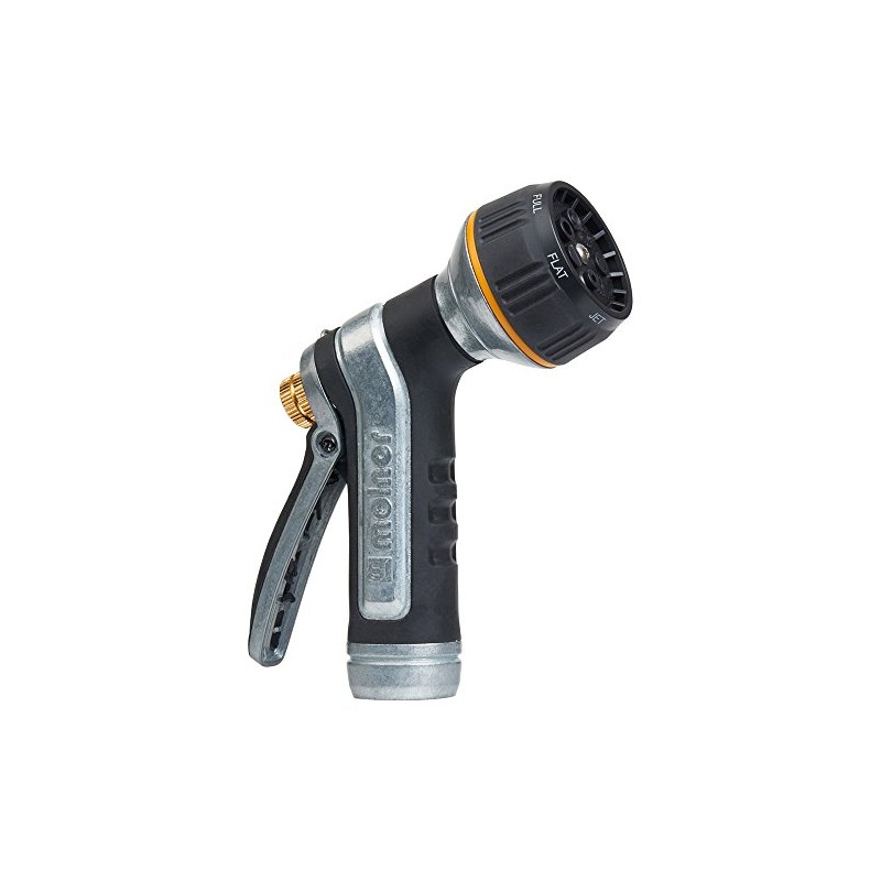 Melnor XT451 Heavyweight Metal 7-Pattern Nozzle, 1-(1 Pack), Basic