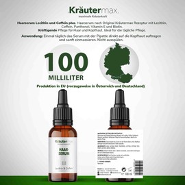 Kräutermax Lecithin & Caffeine Hair Serum 1 x 100 ml