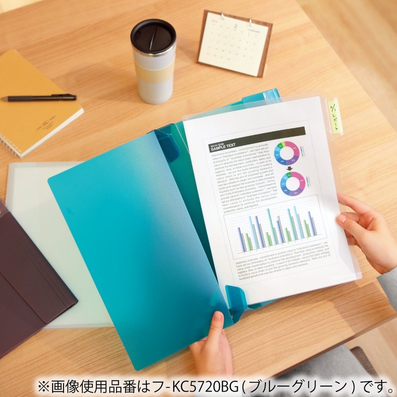 Kokuyo File Clear Holder File KaTaSu A4 Red FU-KC5720R