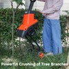 AIVOLT 15A Electric Wood Chipper Shredder Mulcher, 1.8" Max Cutting