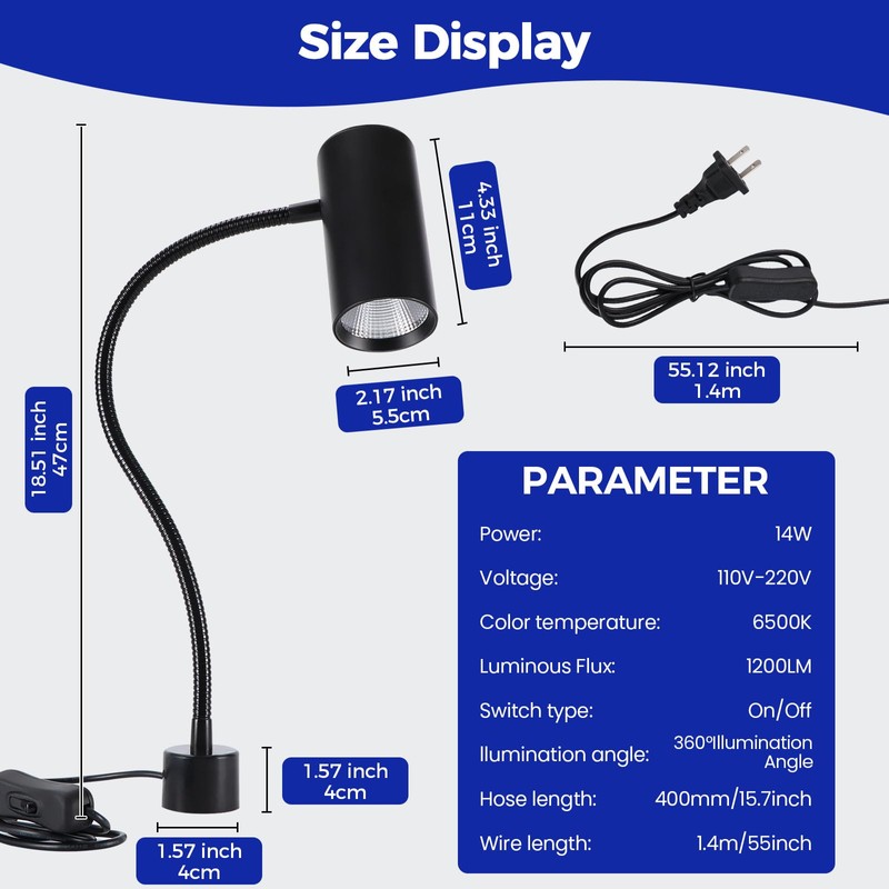 14W Magnetic Work Light, Magnetic LED Light, Magnetic Base LED