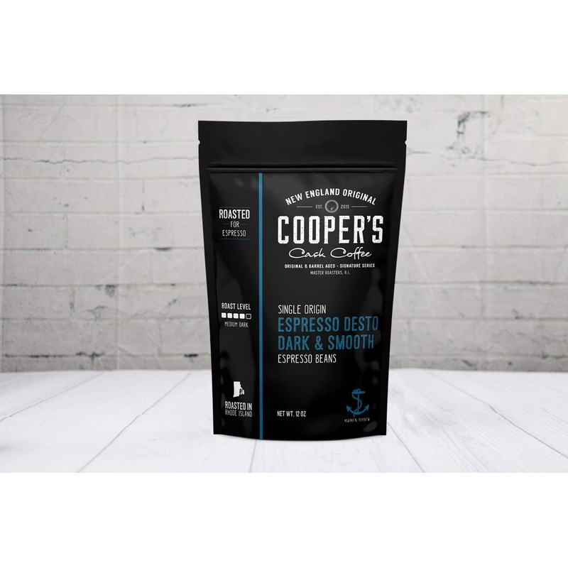 Espresso Ground Coffee Beans - Dark & Smooth | Medium-Dark