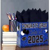 MUNILAIL 13 Inches Graduation Gift Bag 2025 Blue Paper Gift