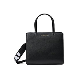 Karl Lagerfeld Paris Women's Maybelle Satchel Bag, Blk/Gold, One Size