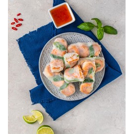 Blue Dragon Spring Roll Wrappers, Four simple authentic ingredients, Gluten free, Vegan friendly, NON-GMO, No preservatives, 4.7 Ounce (Pack of 12)