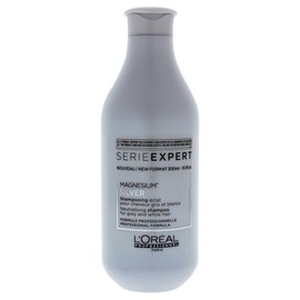 LOreal Professionnel Serie Expert - shampoo matizador o neutralizante para cuidado de tonos grisesplatinados o con canas                              