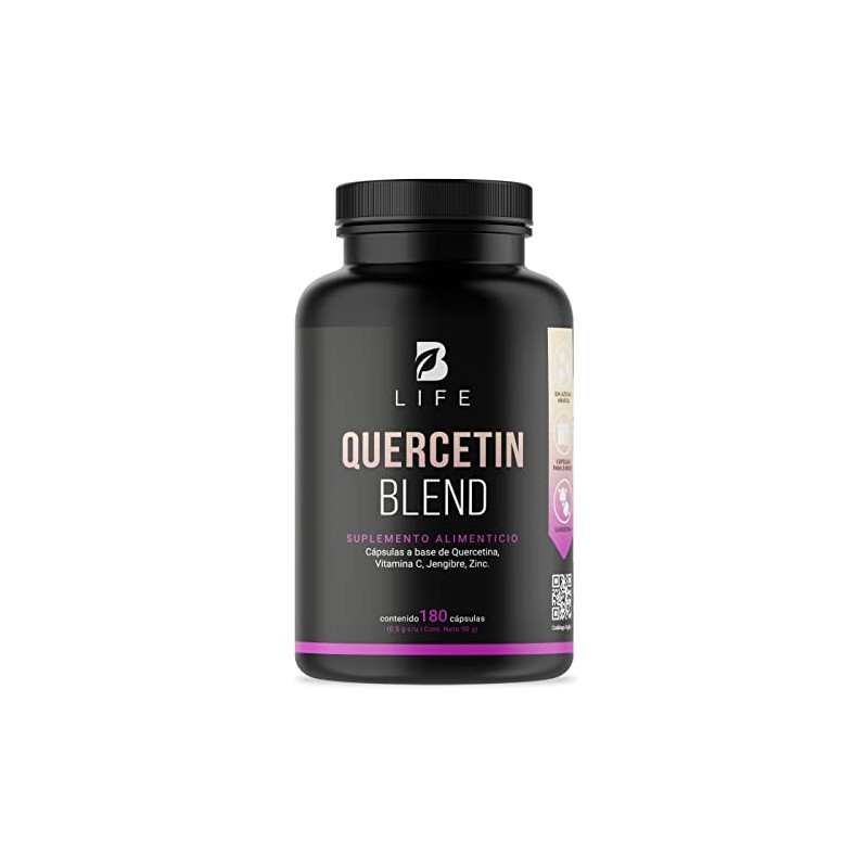 Life Quercetina 180 Cápsulas Ingredientes Naturales Vitamina Zinc