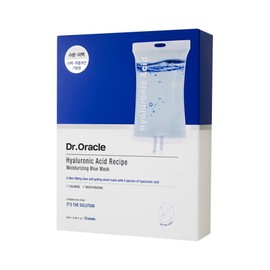 Dr. Oracle 닥터오라클 하이알루로닉 레시피 모이스처 블루마스크(10매/1box) Dr. Oracle Hyaluronic Recipe Moisture Blue Mask (10 sheets/1 box)