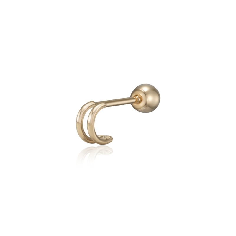 14k Hague ring piercing (1 piece) / 14k 헤이그 링