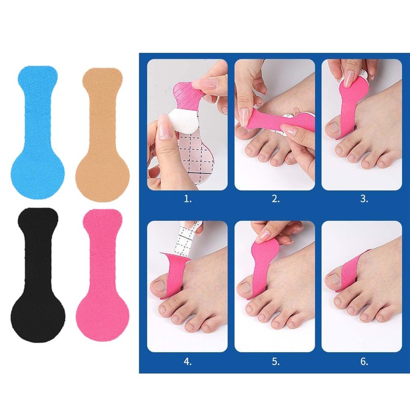 20 Pack Bunion Tape Precut Kinesiology Tapes