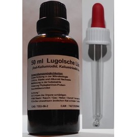 50 ml Lugolian solution 5% (iodine potassium iodide solution)