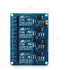 kwmobile 3 x 4 channel relay module with 5V for