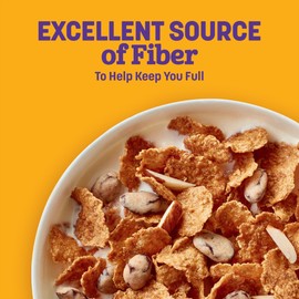 Raisin Nut Bran Cereal, High Fiber Cereal, Made with Whole Grain, 20.8 oz