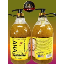 Dr Meinaier AHA Super Whitening Shower Gel Skin Exfoliating Body Wash, 2000ml [USA Stock🇺🇸