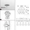 FVTLED WiFi LED Deck Lights Kit, 20 Pack D35 RGB