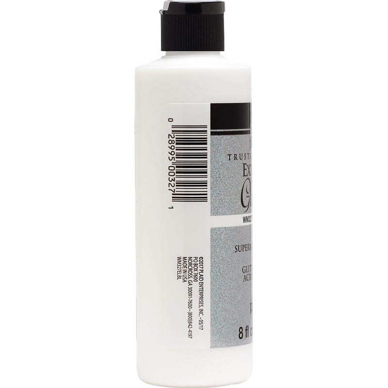 FolkArt glitter paint, 8 oz, Hologram 8 Fl Oz