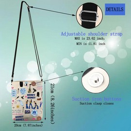 FEELMEM Mamma Music Inspired Gift Mamma Music Crossbody Bag Mamma Fans Gift Girl Power Crossbody Purse Gifts