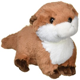 Aurora World Plush Fluffy Bay Beads Otter