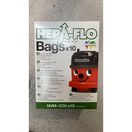 HENRY/NUMATIC HOOVER BAGS - hepa-flo bags - brown bags - green bags (Numatic/henry, green, Pack of 10)