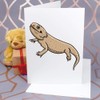 Large (A4) 'Bearded Dragon' Blank Greeting Card (GC00035531)