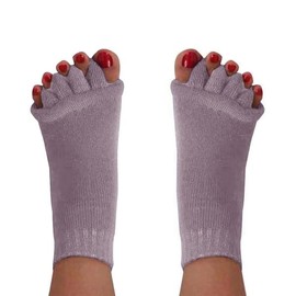 Happy Feet 해피 피트 분리 양말 편안한 정렬 가능한 U2013 세탁 마사지 [White] Happy Feet Separation Socks Comfortable Alignable U2013 Wash Massage [White]