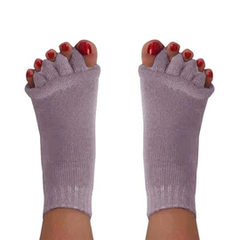 Happy Feet 해피 피트 분리 양말 편안한 정렬 가능한 U2013 세탁 마사지 [White] Happy Feet Separation Socks Comfortable Alignable U2013 Wash Massage [White]