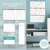 Dry Erase Calendar for Wall - Undated 3 Month Calendar,