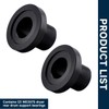 (2PCS) WE3X75 Dryer Rear Drum Support Bearing, Suitable for GE,