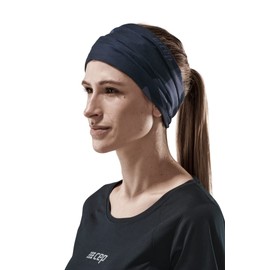 CEP - Multifunctional logo bandana, multifunctional scarf, universal use as a tube scarf, headband, mouth guard or as a hair band in black, for men and women, black
