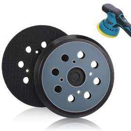 Pack of 2 Sanding Discs Accessories for Random Orbital Sander Sanding Plate Accessories for Random Orbital Sanders Velcro Sanding Disc Diameter 125 mm Support Plate for High-Speed Polishing Work