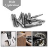 Mesee 10 Pieces 50mm Inner Hex Head Magnetic Screwdriver Bits,