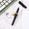 PATIKIL 4Pcs Pen Holder Clips, Metal Pen Clip Holder Adjustable