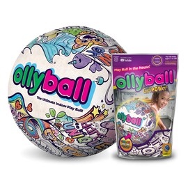 Ollyball Girl Power Eco Pak! The Ultimate Indoor Colorable Play Ball for Kicking and Coloring in The House!