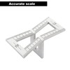 AHUNTTER 2PCS Dovetail Marker, Dovetail Guide Tool with Scale, Hand