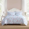 Laura Ashley - King Quilt Set, Super Soft Cotton Bedding