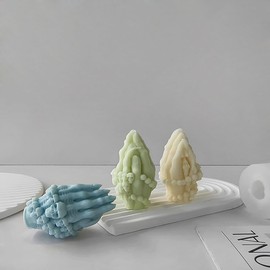 Skull Hand Mold Skull Soap & Candle Mold - Silicone 3D Molds for Candy & Home Decor - Resin Casting & Making Molds