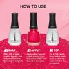 CHINA GLAZE Esmalte de Uñas Strawberry Fields, Brillo fucsia profundo,