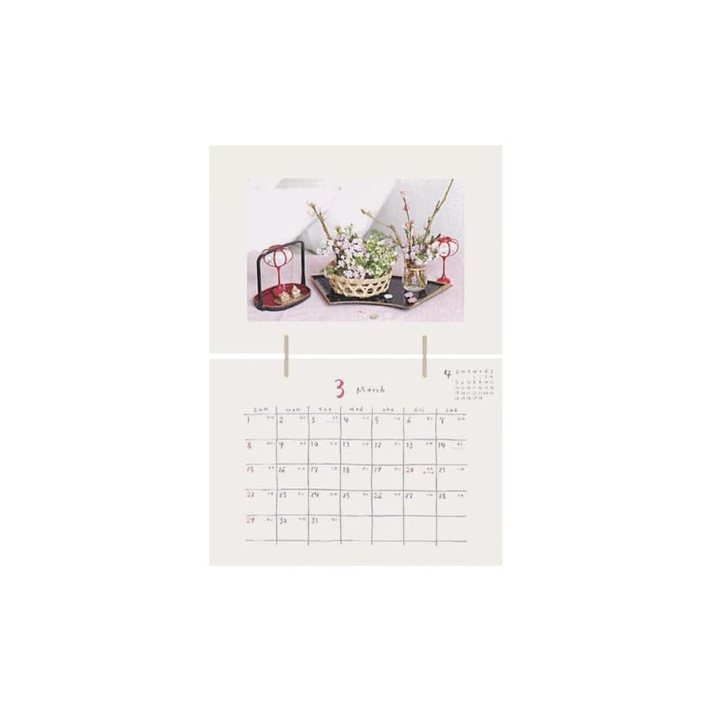 2026 Flower and Lifestyle Calendar Wall-Mounted Type CK-2603