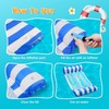 LATERN 130CM Swimming Pool Float Hammock, 4-in-1 Saddle/Lounge Chair/Hammock/Drifter Inflatable