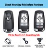 K LAKEY Car Key Fob Cover,Compatible with Ford F-150 F-250