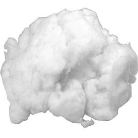 Mybecca (1 lb/16 Ounce Polyester Fiber Fill for Re-Stuffing Pillows, Stuff Toys, Quilts, Paddings, Pouf, Fiberfill, Stuffing, Filling White Made in USA