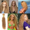 KODRHAR 12A Color #27 Deep Honey Real Hair Golden Wave