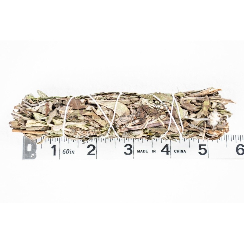 NessaStores- Black Sage Smudge Incense 4"-5" Bundle (1 pc) #JC-147