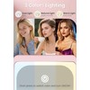 SisKokoro Compact Mirror, Rechargeable 30X Magnifying Mirror with 3 Lighting