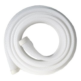 Fisual Expandable Zip Up Cable Tidy (1 Metre, White)