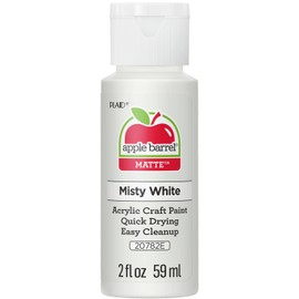 Apple Barrel Acrylic Paint in Assorted Colors (2 oz), 20782, Misty White