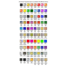 LVG InterCal 4 Sheets 12" X 12"- LVG Specialty Craft & Hobby Cutting Vinyl - *80 Choices*