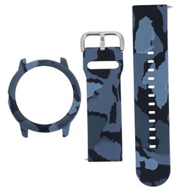 OHPHCALL 1set Watch Cover for Protective Shell Stylish Watchband Compatible Solar Fashionable Camouflage Design for Lasting Use