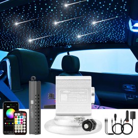 CHINLY Starlight Headliner Kit - Star Lights for Car Ceiling, 500pcs Fiber Optic Lights (0.03in+0.04in+0.06in) 13.1ft