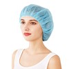 Disposable Sanitary Hair Net, 100 Count, Large Capacity Non-Woven Cooking Cap Hair Cap 2 - Sanitary Cap - White 3ea